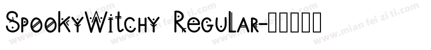 SpookyWitchy Regular字体转换